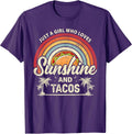 Just A Girl Who Loves Sunshine And Tacos - Adult & Kids T-Shirts, Sweatshirts & Hoodies apparel design preview 1