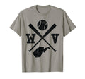Wv Usa State Baseball Player West T-Shirt - Custom Art Print Unisex - T-Shirt, Sweatshirt, Hoodie