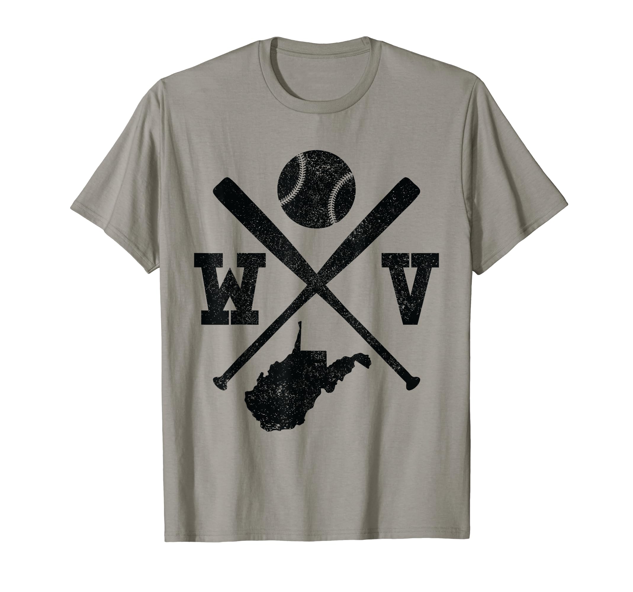 Wv Usa State Baseball Player West T-Shirt - Custom Art Print Unisex - T-Shirt, Sweatshirt, Hoodie