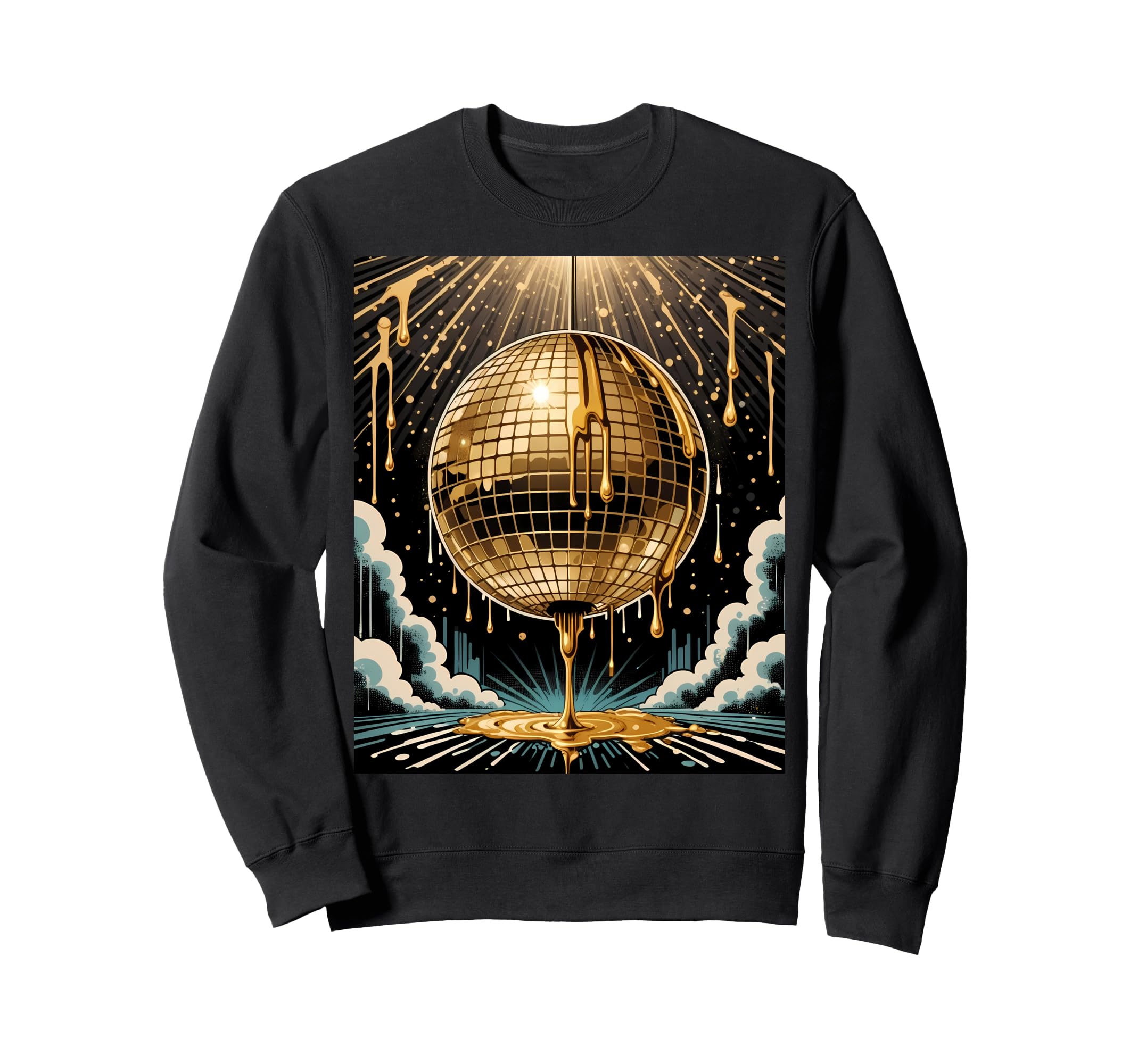 Disco Ball Aesthetic 80S Sweatshirt - Novelty Apparel Men Women - T-Shirt, Sweatshirt, Hoodie