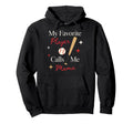 My Favorite Player Calls Me Baseball Fan Hoodie - Minimalist Print Unisex - T-Shirt, Sweatshirt, Hoodie