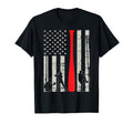 Baseball Bat American Flag T-Shirt - Custom Art Print Unisex - T-Shirt, Sweatshirt, Hoodie