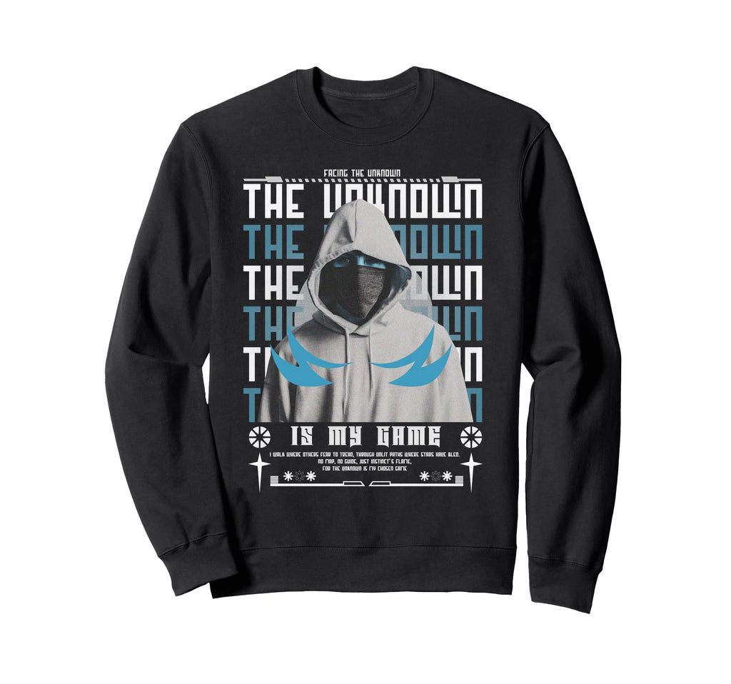 Y2K Unknown Bold Urban Graffiti Sweatshirt - Aesthetic Graphic for Adults - T-Shirt, Sweatshirt, Hoodie