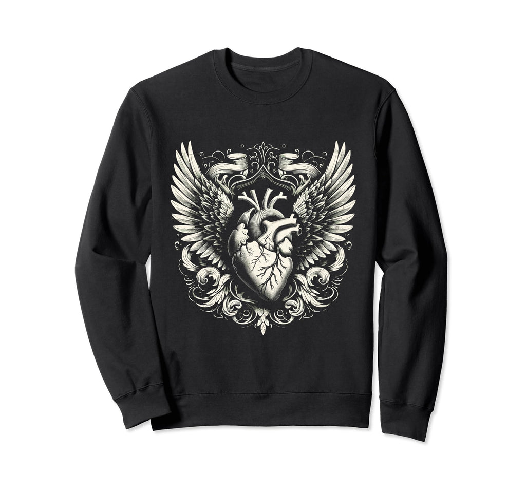 Aesthetic Y2K Alt Grunge Anatomical Sweatshirt - Graphic Print for Adults - T-Shirt, Sweatshirt, Hoodie