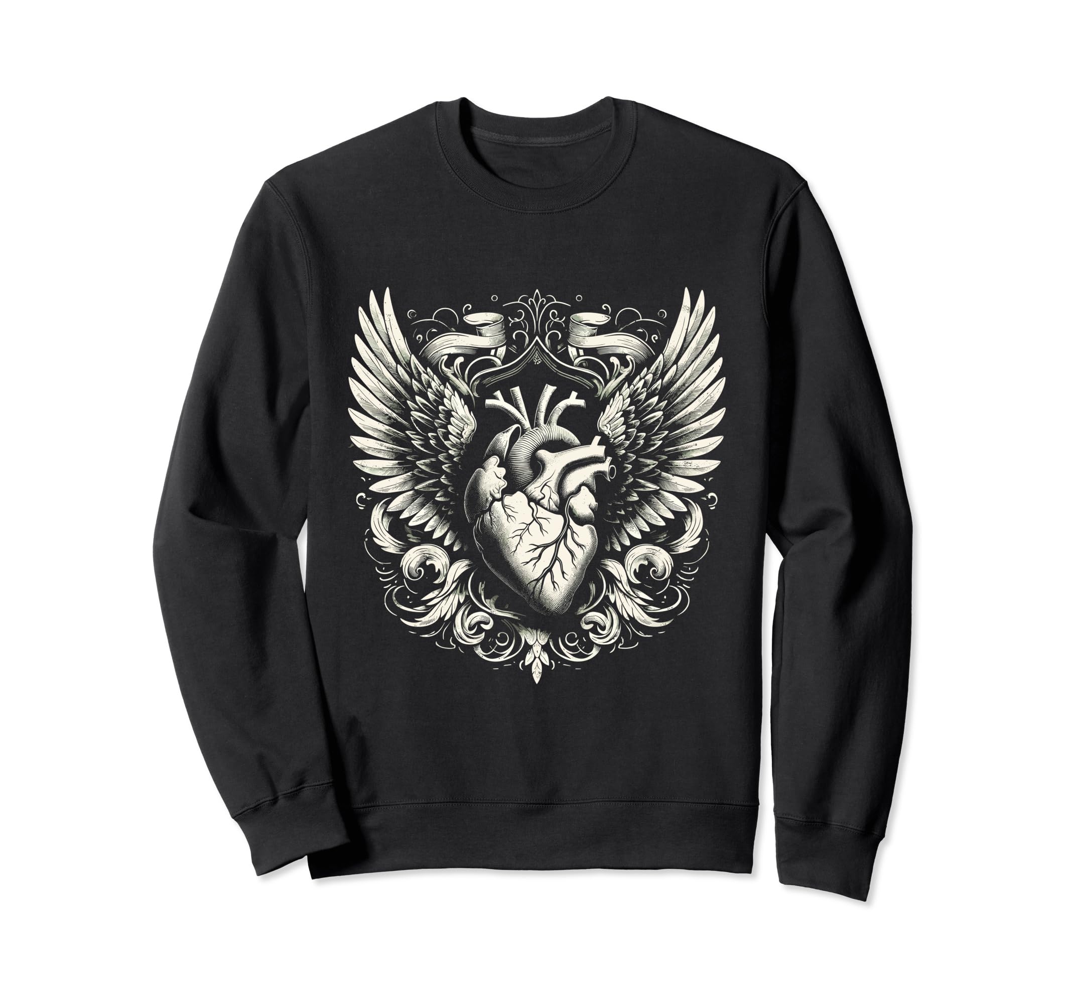 Aesthetic Y2K Alt Grunge Anatomical Sweatshirt - Graphic Print for Adults - T-Shirt, Sweatshirt, Hoodie