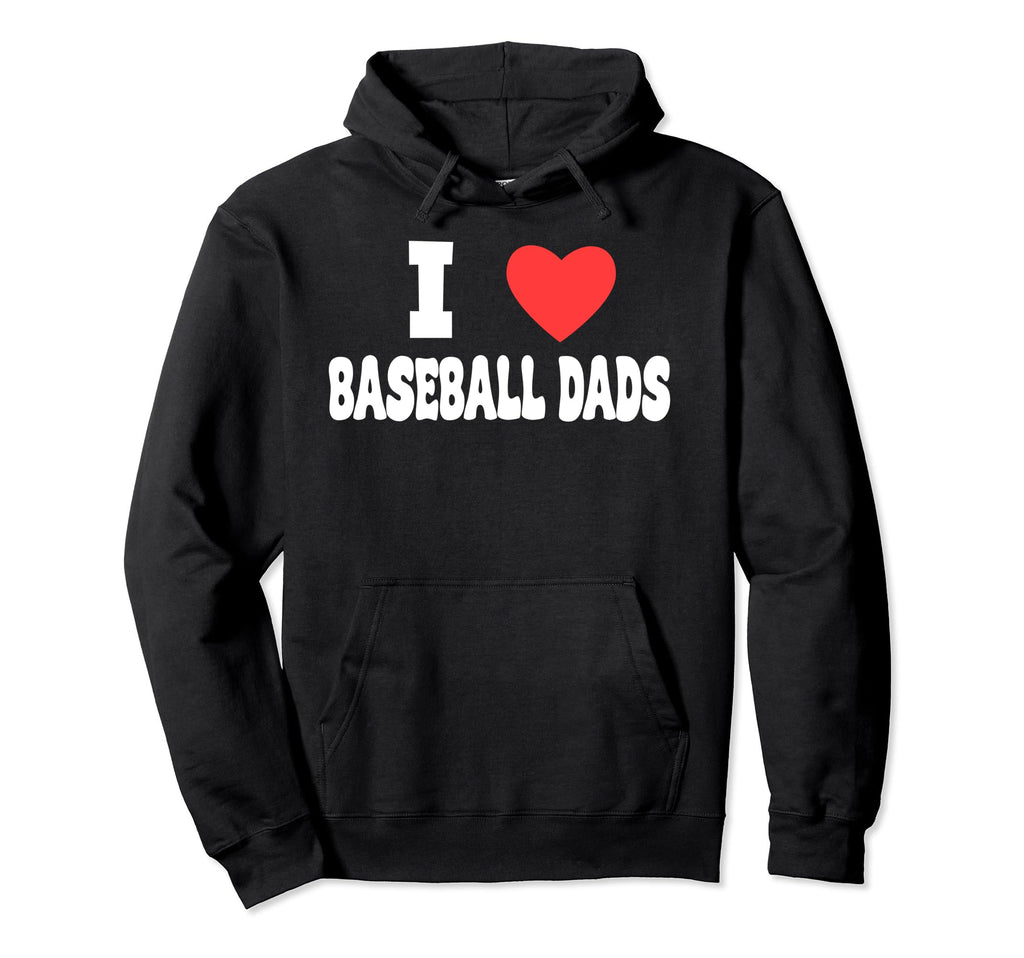 I Love Baseball Dads Awesome Little Hoodie - Unique Graphic Men Women - T-Shirt, Sweatshirt, Hoodie