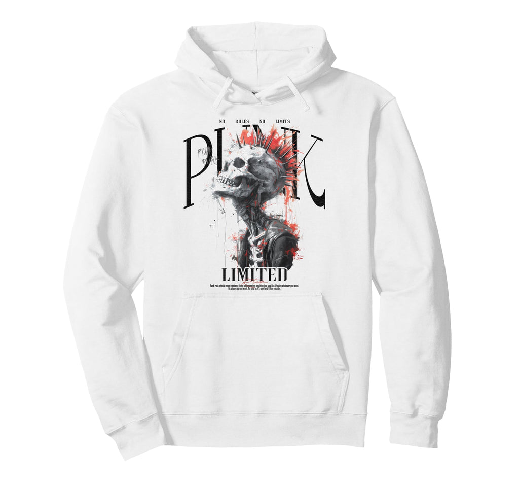 Aesthetic Streetwear Skull Hoodie - Unique Graphic Unisex - T-Shirt, Sweatshirt, Hoodie