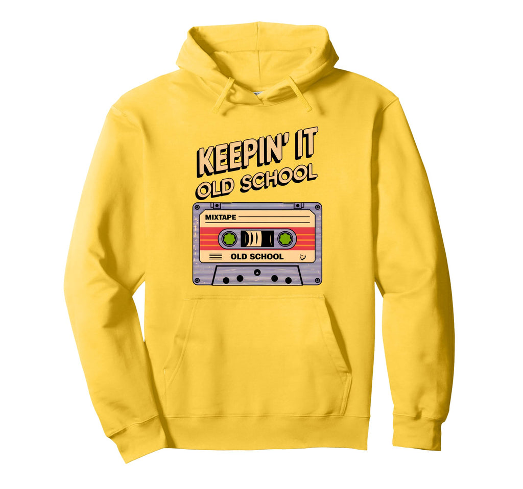 Old School Hip Hop 80S 90S Cassette Hoodie - Casual Everyday Wear Unisex - T-Shirt, Sweatshirt, Hoodie