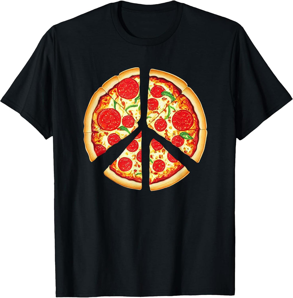 Love Peace and Pizza apparel - Adult & Kids T-Shirts, Sweatshirts & Hoodies apparel design preview 1