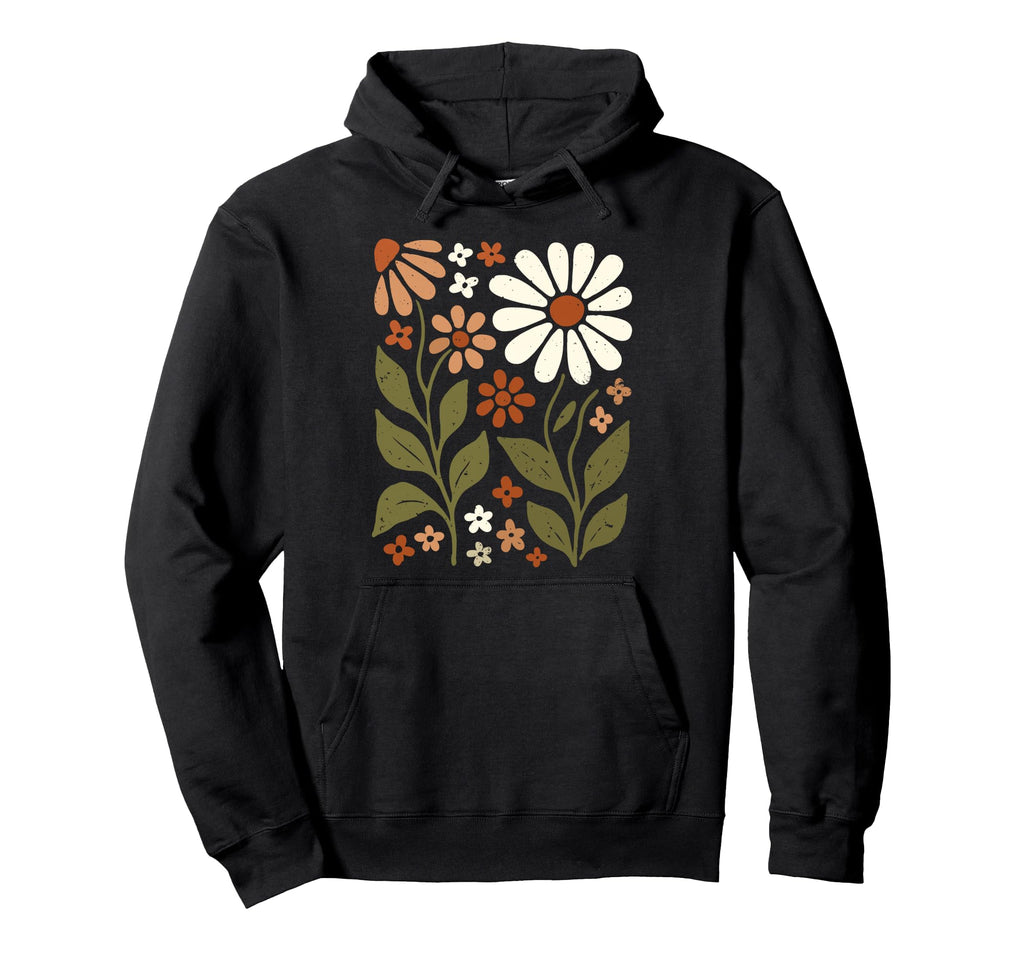 Wildflowers Flowers Pattern Summer Hoodie - Unique Graphic Men Women - T-Shirt, Sweatshirt, Hoodie