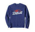 Detroit Baseball Minimalist Sweatshirt - Casual Everyday Wear for Adults - T-Shirt, Sweatshirt, Hoodie