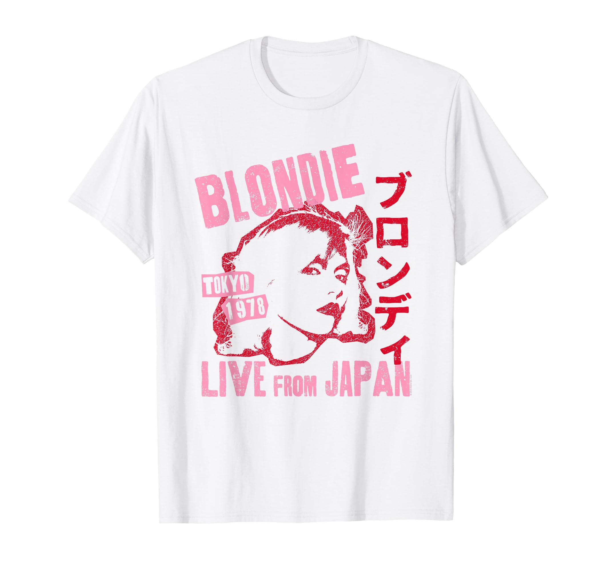 Blondie Live From Japan Flyer Band T-Shirt - Casual Everyday Wear Men Women - T-Shirt, Sweatshirt, Hoodie