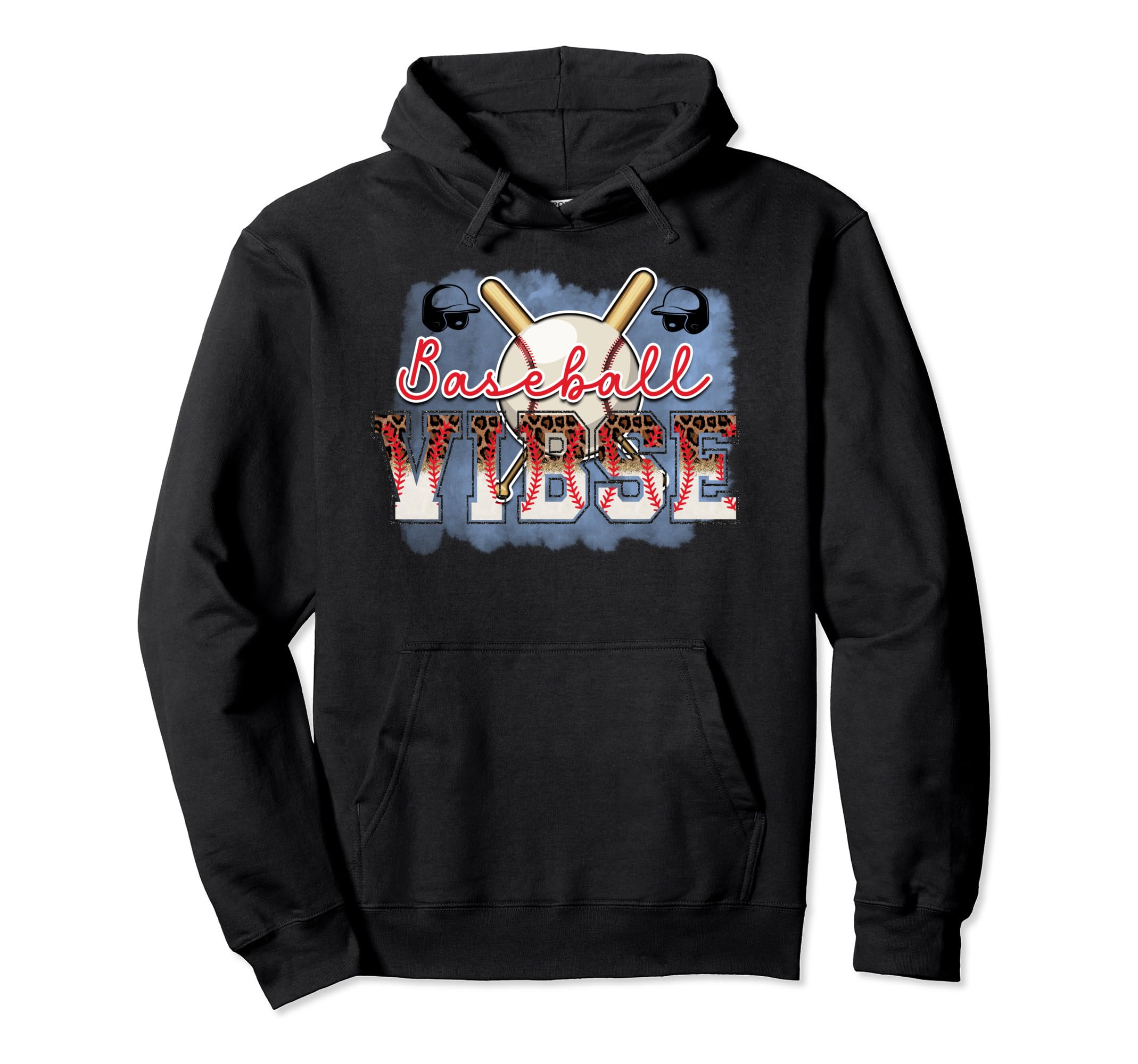 Baseball Vibes Is Baseball Mom Is Hoodie - Fun Novelty Design Men Women - T-Shirt, Sweatshirt, Hoodie