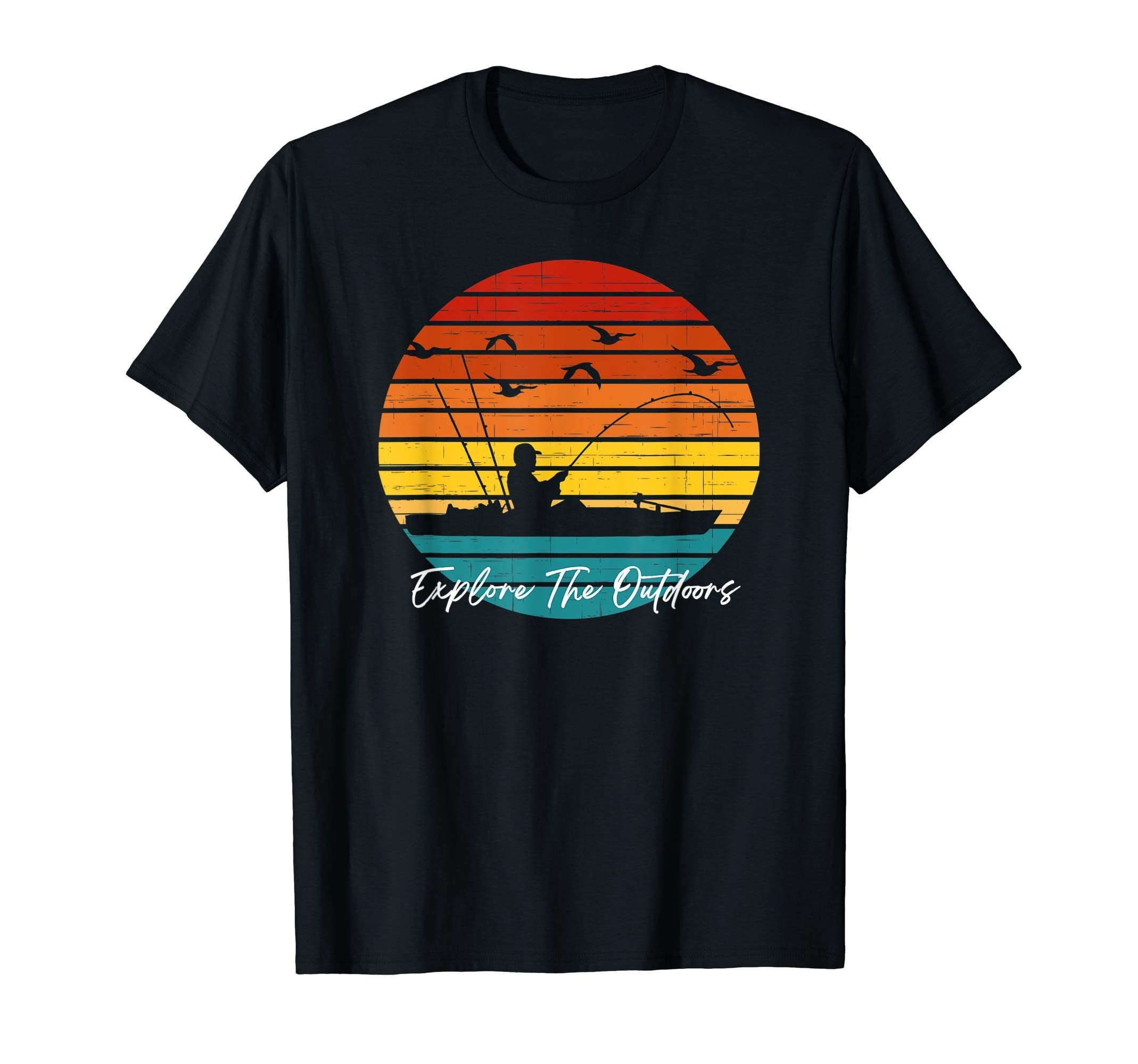 Sunset Kayaking T-Shirt - Novelty Apparel Men Women - T-Shirt, Sweatshirt, Hoodie