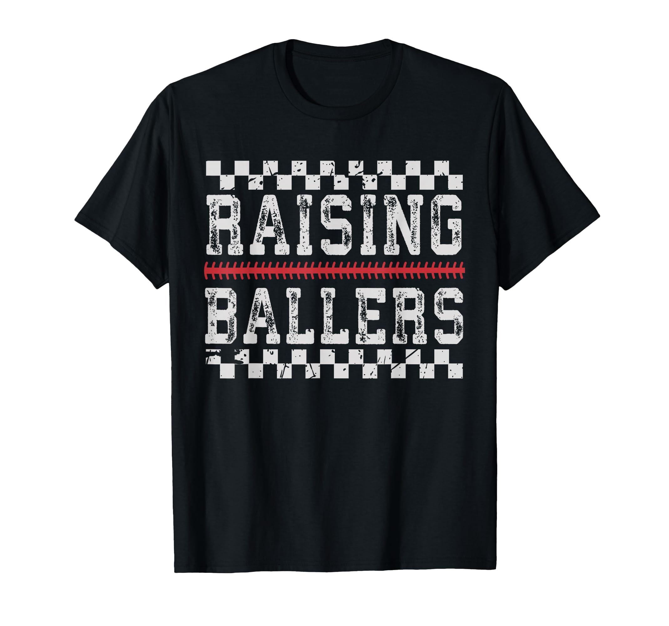 Raising Ballers Baseball Mom Sports T-Shirt - Trendy Graphic for Adults - T-Shirt, Sweatshirt, Hoodie