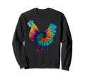 Funny Chicken Tie Dye Psychedelic Sweatshirt - Casual Everyday Wear Unisex - T-Shirt, Sweatshirt, Hoodie