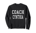 Coach Cynthia Custom Football Sweatshirt - Custom Art Print Men Women - T-Shirt, Sweatshirt, Hoodie