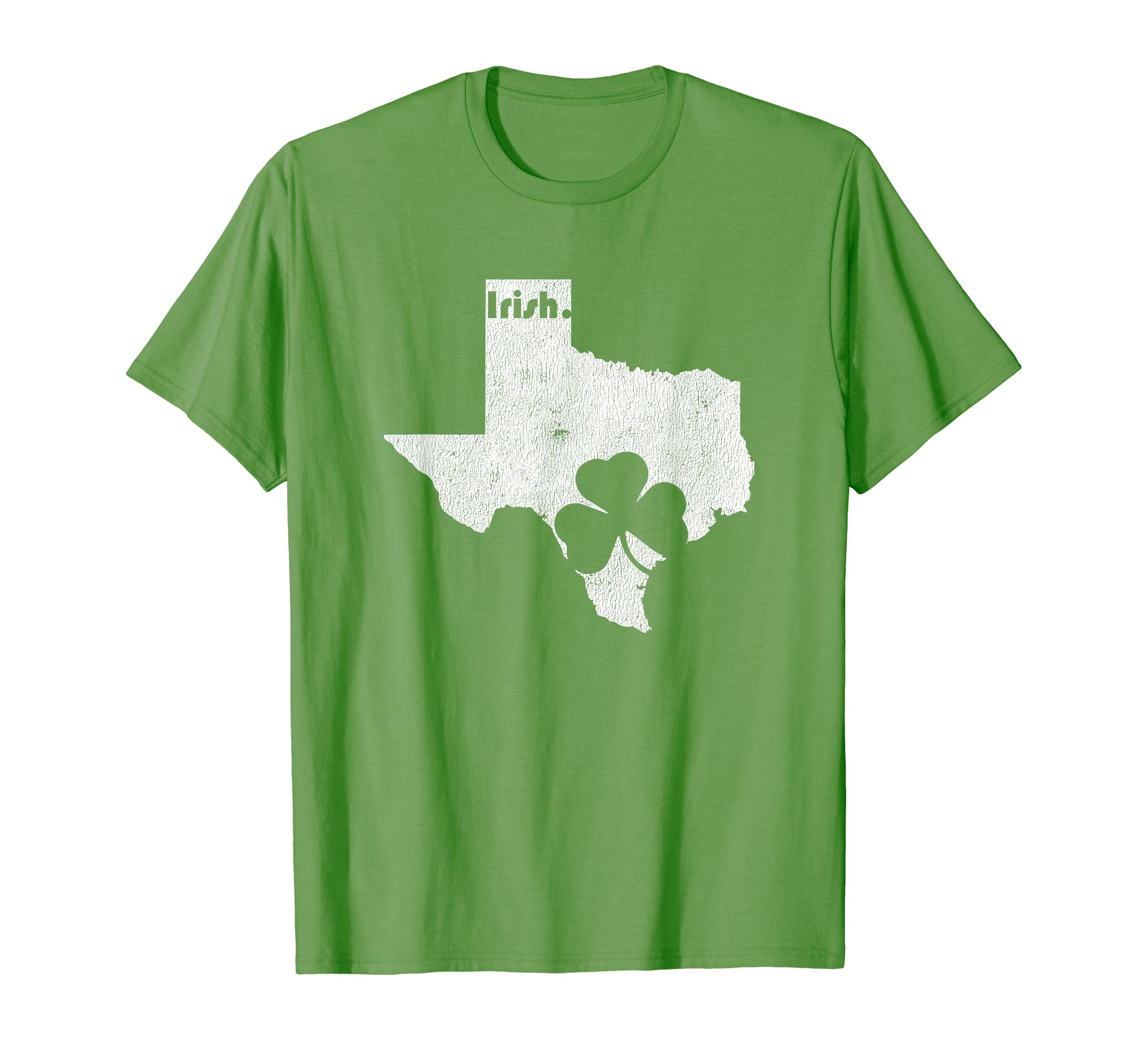 Texas St Patricks Day Distressed T-Shirt - Graphic Print Unisex - T-Shirt, Sweatshirt, Hoodie