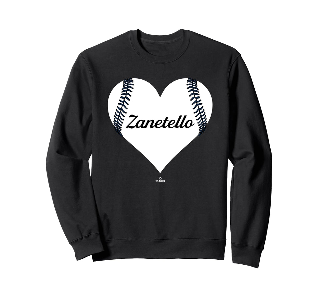 Baseball Heart Nazzan Zanetello Sweatshirt - Trendy Graphic Unisex - T-Shirt, Sweatshirt, Hoodie