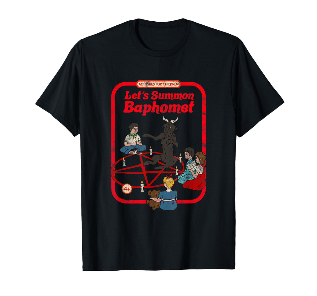 Lets Summon Baphomet Childgame Horror T-Shirt - Custom Art Print Men Women - T-Shirt, Sweatshirt, Hoodie