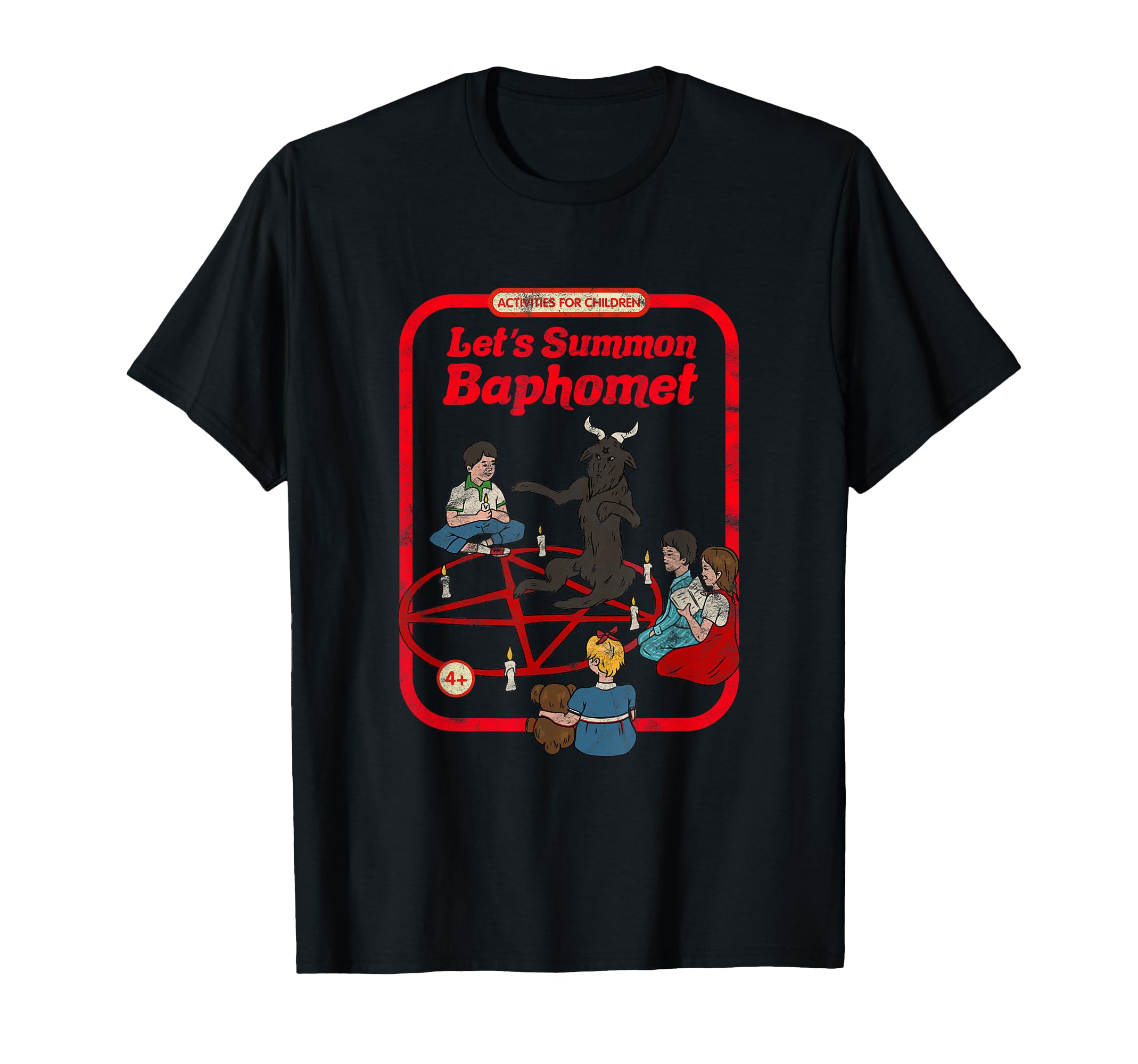 Lets Summon Baphomet Childgame Horror T-Shirt - Custom Art Print Men Women - T-Shirt, Sweatshirt, Hoodie