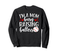Raising Ballers Baseball Mom Sweatshirt - Fun Novelty Design Men Women - T-Shirt, Sweatshirt, Hoodie
