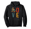 70S Skate Love Roller Skating Gift Hoodie - Novelty Apparel Men Women - T-Shirt, Sweatshirt, Hoodie