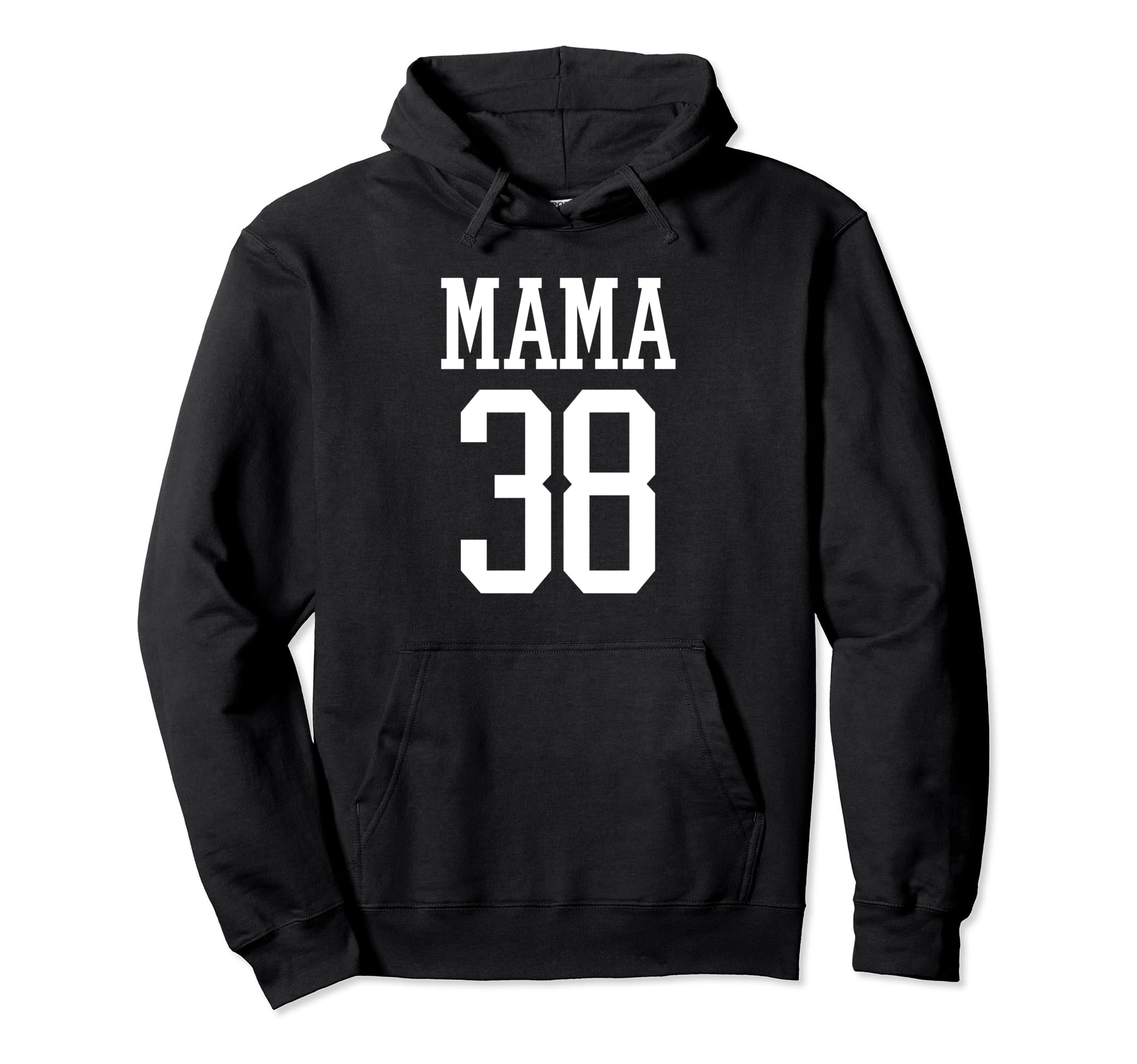 Number 38 Mama Biggest Fan Spirit Hoodie - Custom Art Print for Adults - T-Shirt, Sweatshirt, Hoodie