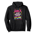Vibrant 80S Doodle Just Wanna Have Fun Hoodie - Unique Graphic Unisex - T-Shirt, Sweatshirt, Hoodie