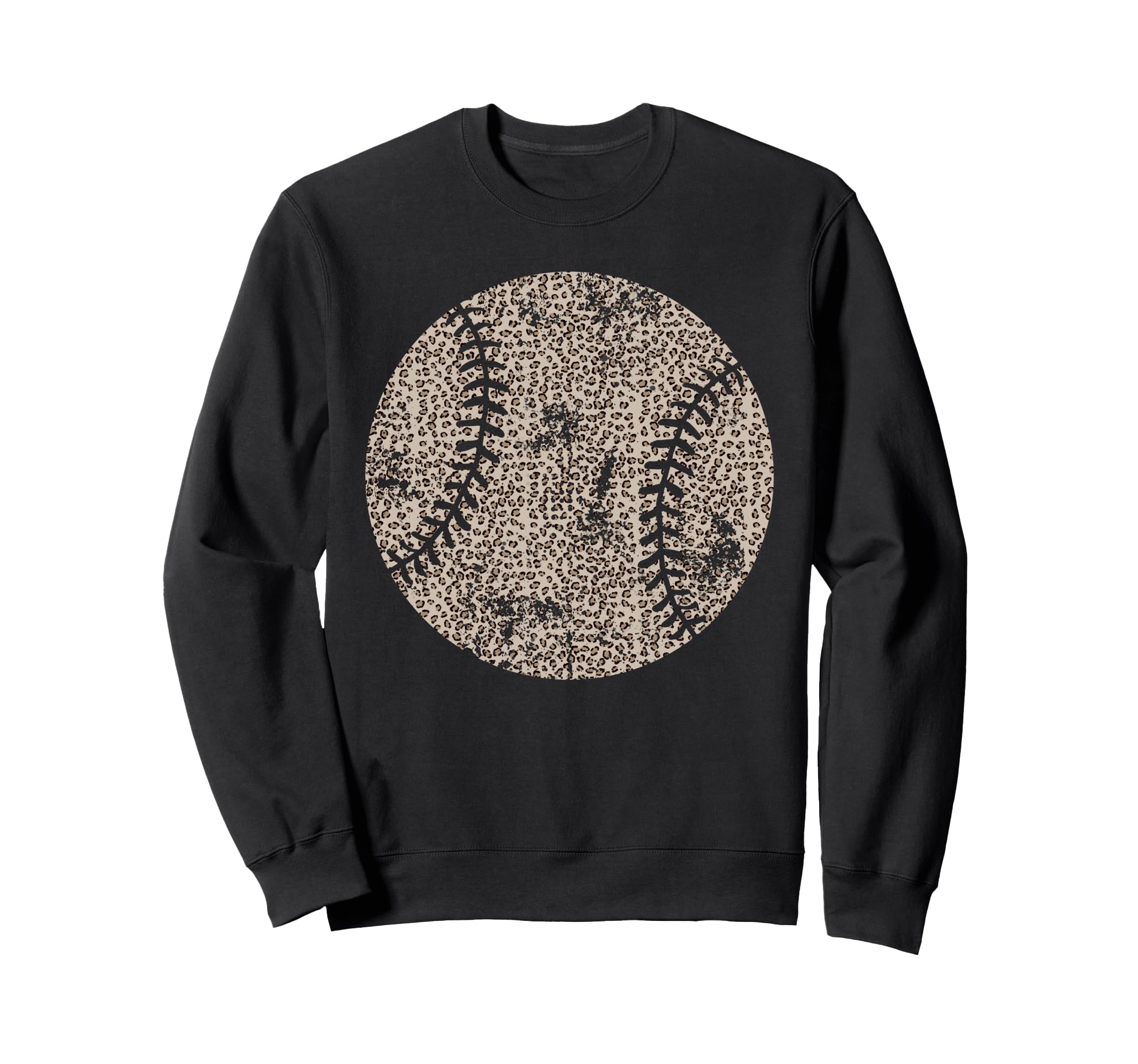Leopard Baseball Lover Baseball Sweatshirt - Streetwear Style Men Women - T-Shirt, Sweatshirt, Hoodie