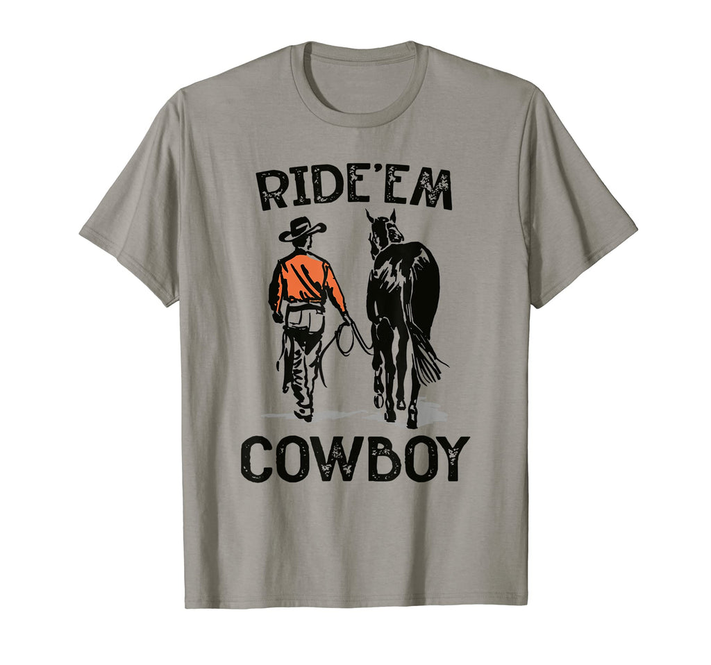 Rideem Cowboy Horseback Western Rodeo T-Shirt - Trendy Graphic Men Women - T-Shirt, Sweatshirt, Hoodie