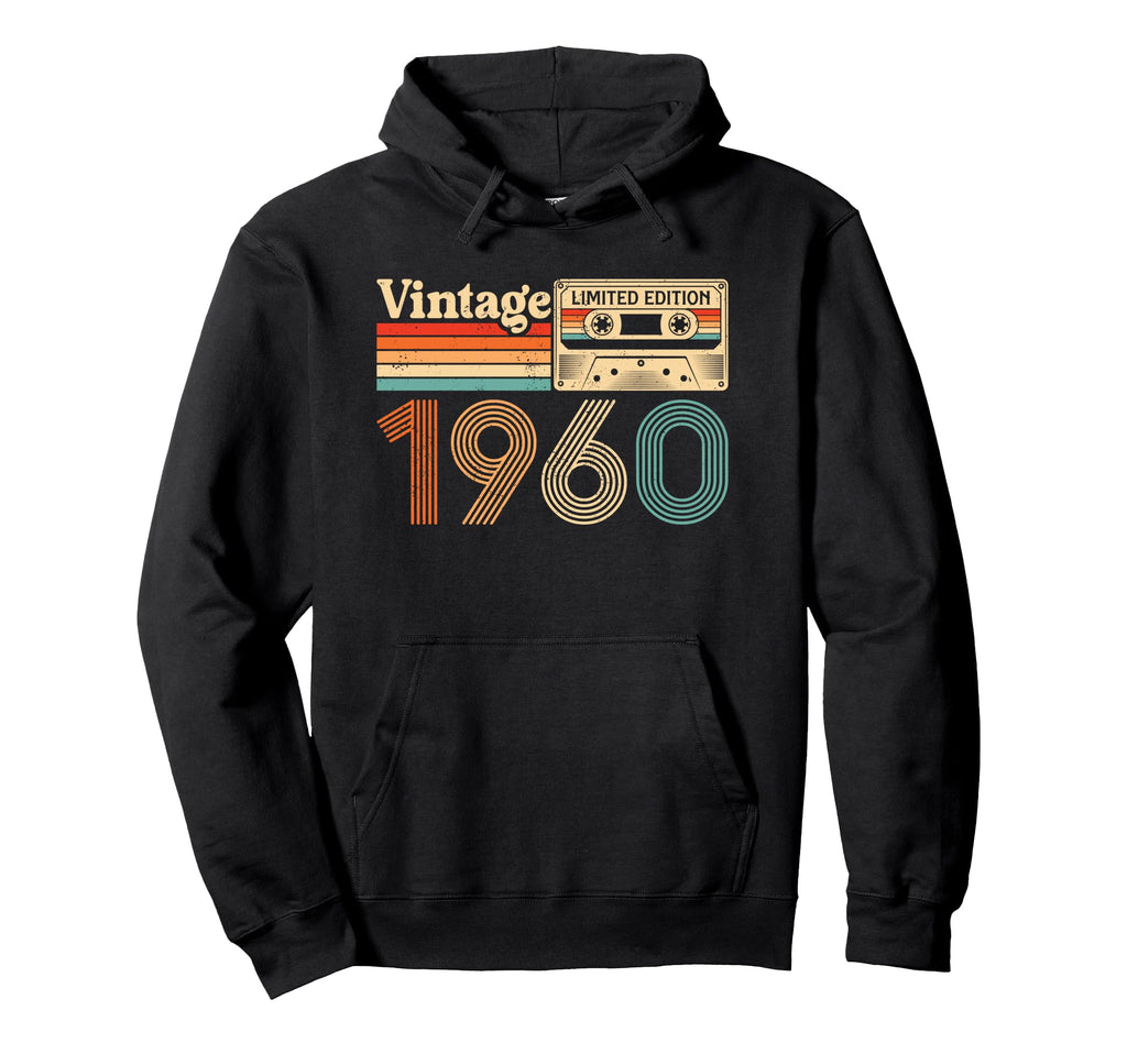 65 Year Old Born 1960 65Th Birthday Hoodie - Aesthetic Graphic Unisex - T-Shirt, Sweatshirt, Hoodie