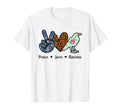 Peace Love Ravens Leopard T-Shirt - Streetwear Style for Adults - T-Shirt, Sweatshirt, Hoodie