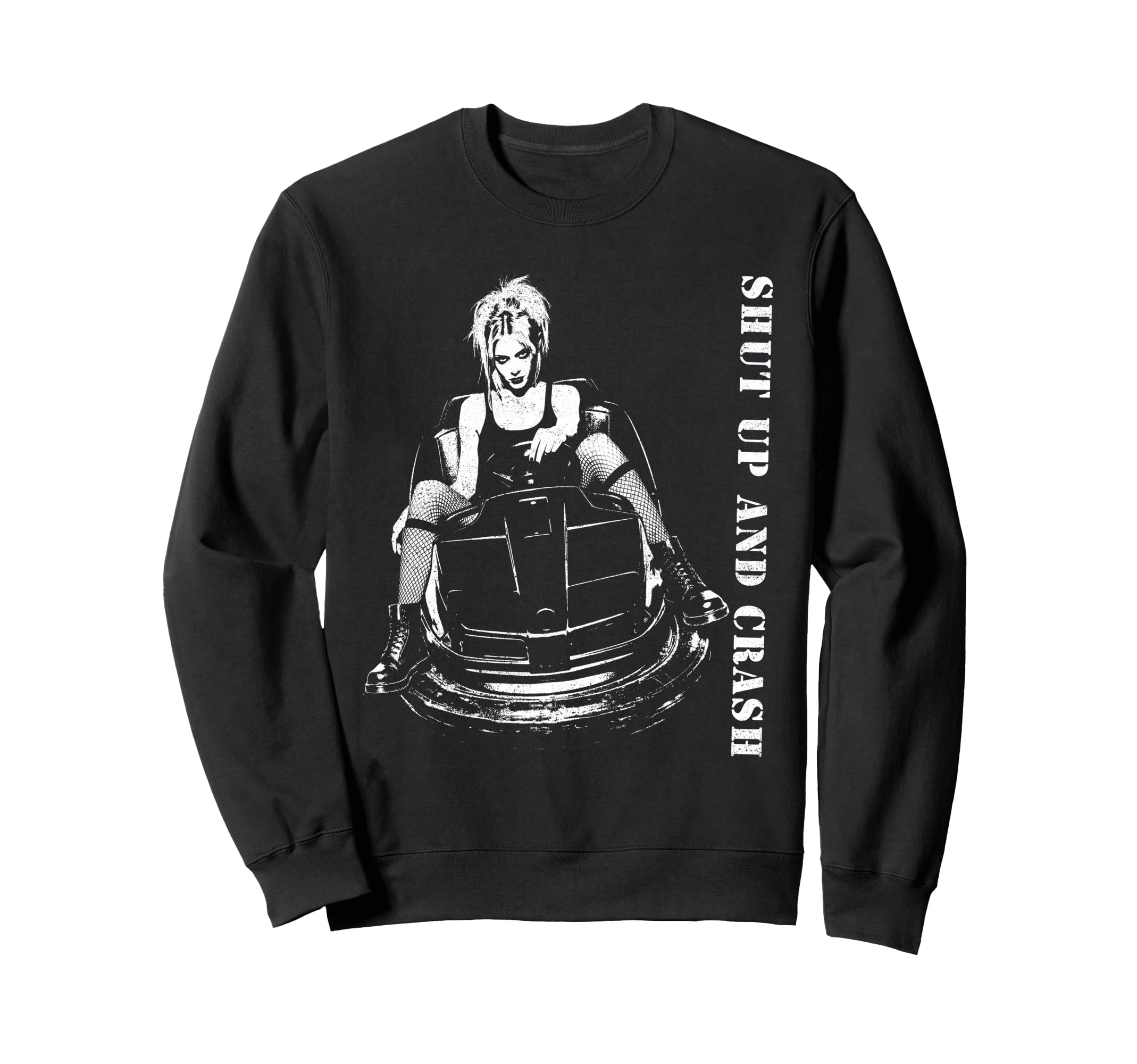Punk Shut Up 90S Urban Grunge Sweatshirt - Graphic Print for Adults - T-Shirt, Sweatshirt, Hoodie