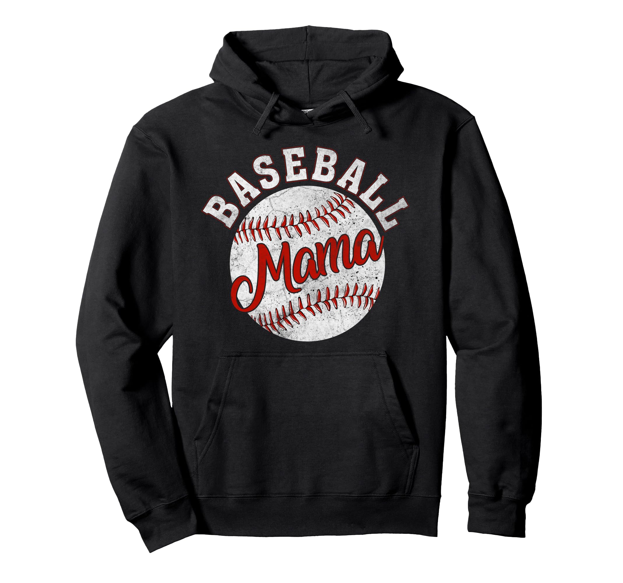 Baseball Mama Mothers Day Baseball Hoodie - Casual Everyday Wear Unisex - T-Shirt, Sweatshirt, Hoodie