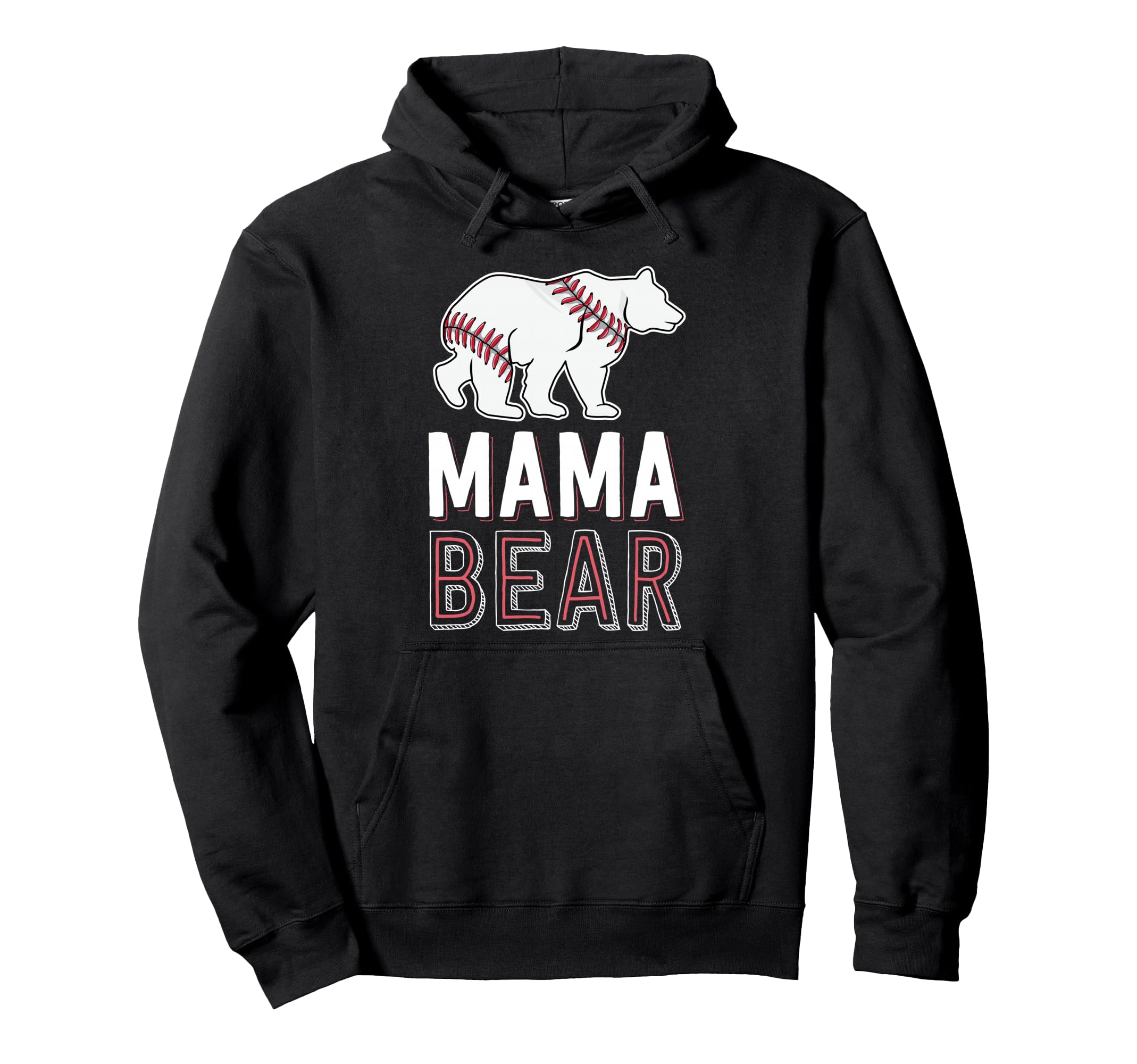 Mama Bear Mom Baseball Shirts Hoodie - Casual Everyday Wear for Adults - T-Shirt, Sweatshirt, Hoodie