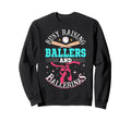 Baseball Dance Mom Busy Raising Sweatshirt - Aesthetic Graphic for Adults - T-Shirt, Sweatshirt, Hoodie