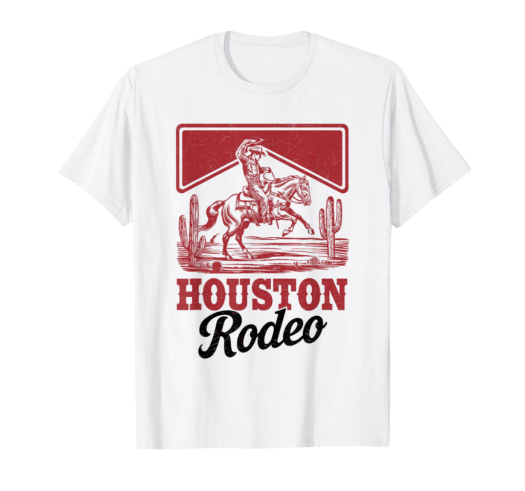 Houston Rodeo Bronc Horse Riding T-Shirt - Streetwear Style Men Women - T-Shirt, Sweatshirt, Hoodie