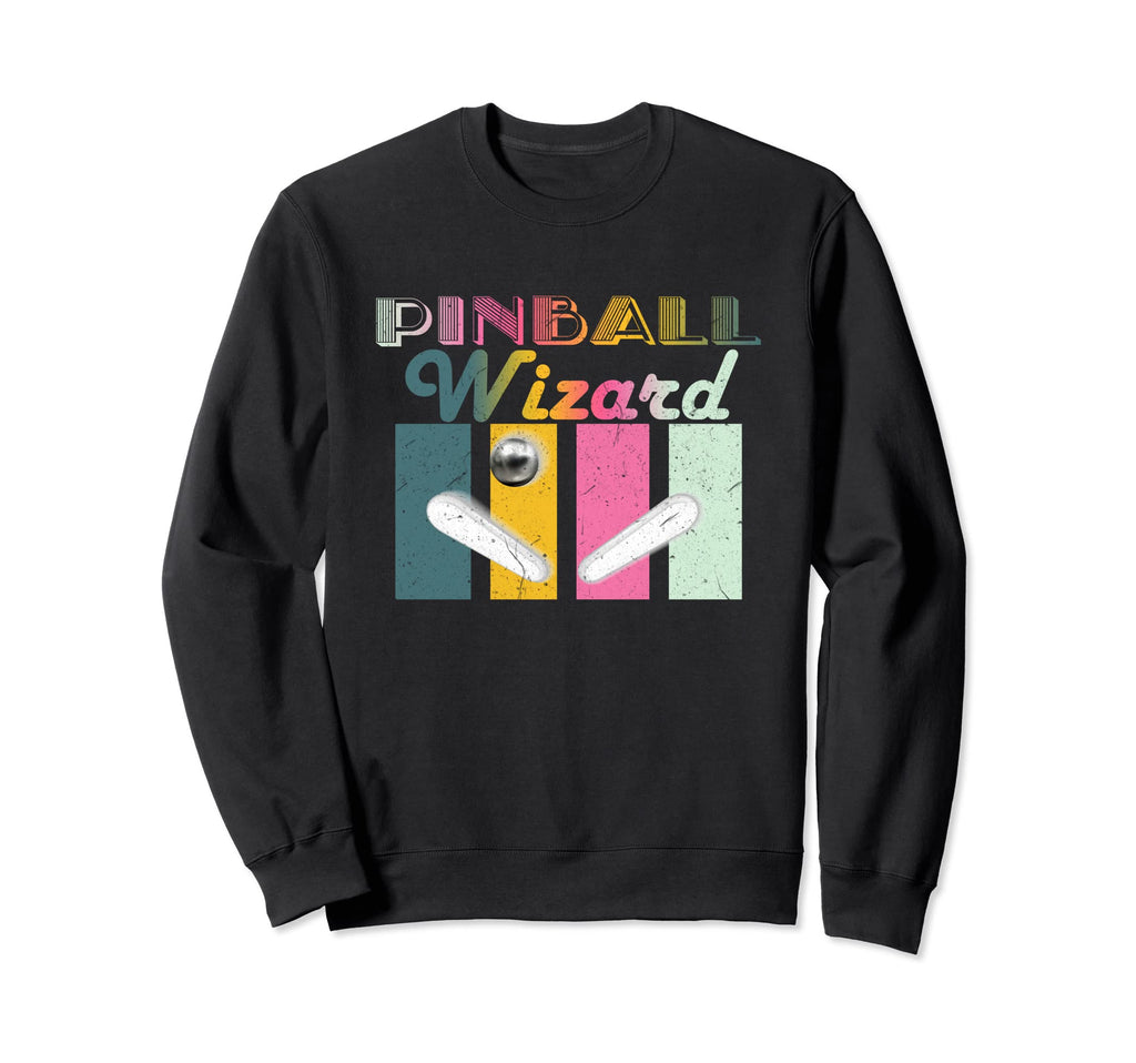 Pinball Wizard Insert Coins Game Over Sweatshirt - Unique Graphic Unisex - T-Shirt, Sweatshirt, Hoodie