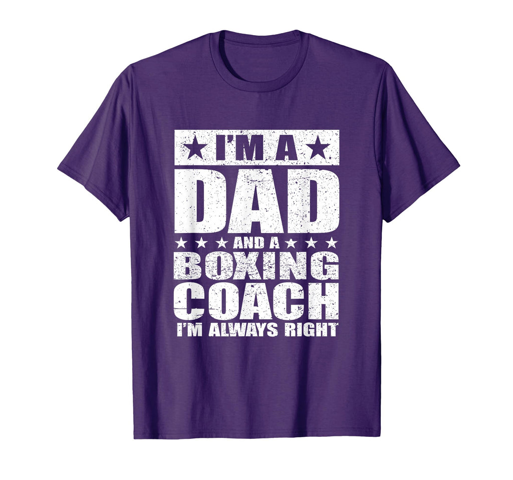 Dad Boxing Coach Fathers Day Shirts T-Shirt - Trendy Graphic for Adults - T-Shirt, Sweatshirt, Hoodie