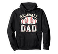 Baseball Dad Pitcher Catcher Coach Hoodie - Aesthetic Graphic Unisex - T-Shirt, Sweatshirt, Hoodie