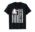 Ball Dad Usa American Flag Softball T-Shirt - Custom Art Print Unisex - T-Shirt, Sweatshirt, Hoodie