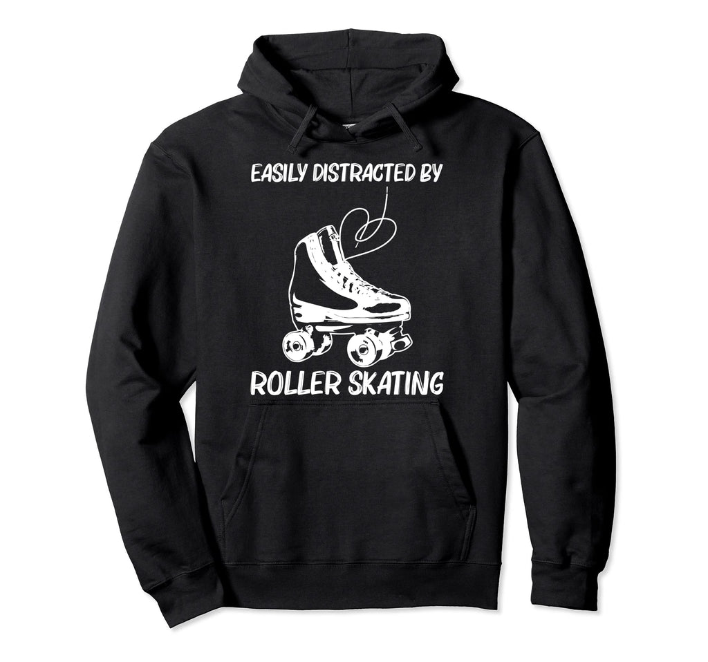 Roller Skating Disco Derby Skates Hoodie - Unique Graphic Unisex - T-Shirt, Sweatshirt, Hoodie