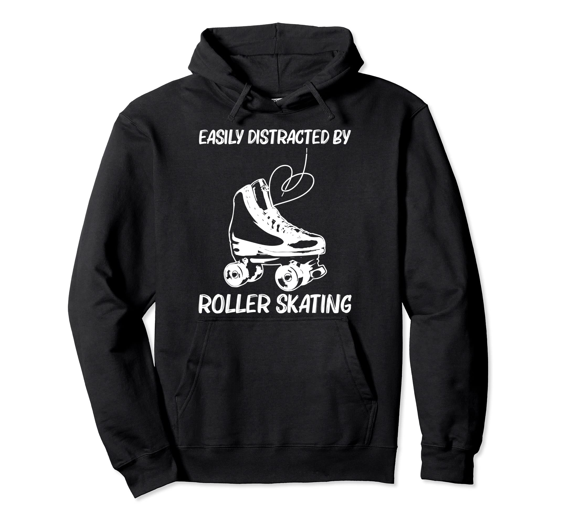Roller Skating Disco Derby Skates Hoodie - Unique Graphic Unisex - T-Shirt, Sweatshirt, Hoodie