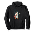 Rock Penguin Guitarist Funny Animal Hoodie - Trendy Graphic for Adults - T-Shirt, Sweatshirt, Hoodie
