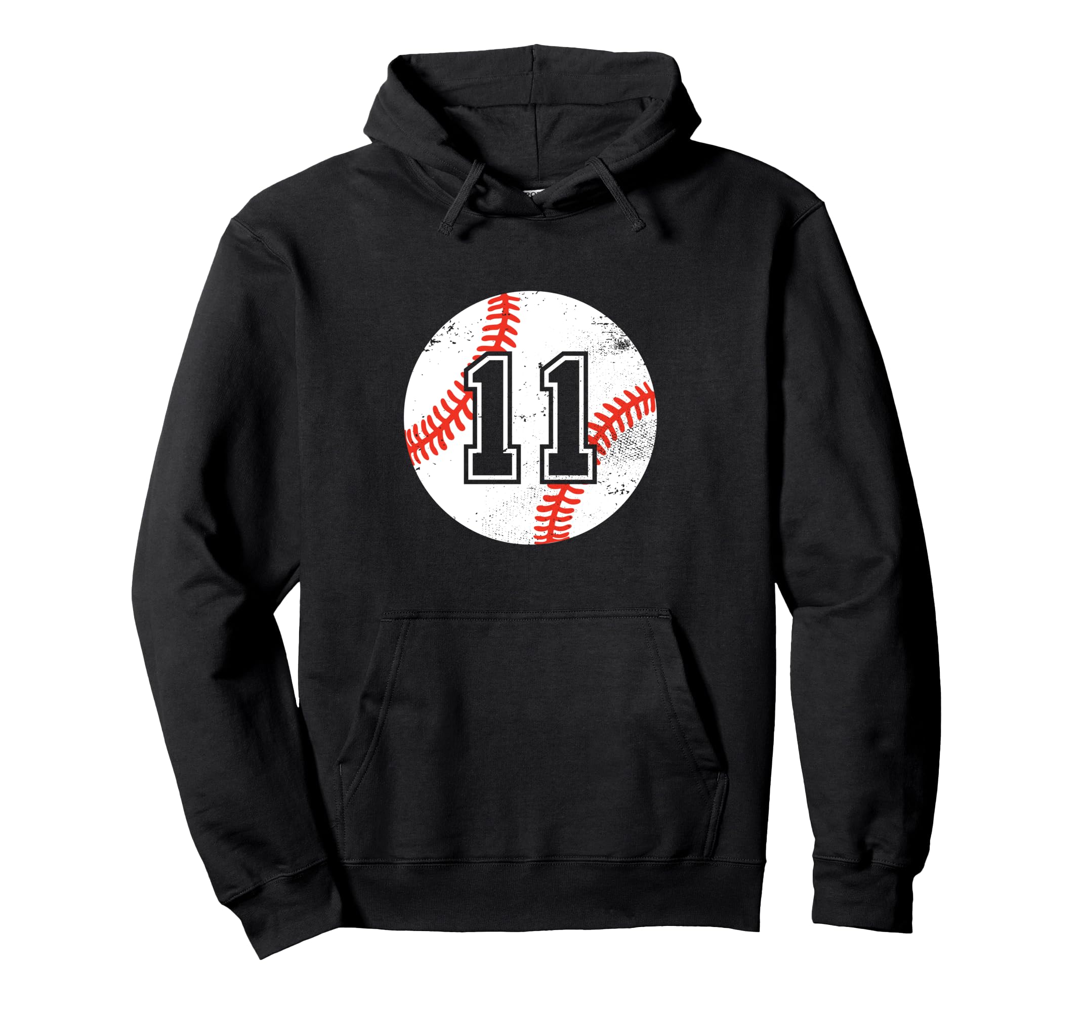 Baseball Player 11 Baseball Mom Dad Hoodie - Minimalist Print for Adults - T-Shirt, Sweatshirt, Hoodie