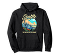 Seattle Birthplace Grunge Music Hoodie - Streetwear Style Men Women - T-Shirt, Sweatshirt, Hoodie
