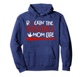 Rockin Baseball Mom Life Sports Moms Pride Hoodie - Custom Art Print Unisex - T-Shirt, Sweatshirt, Hoodie