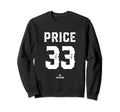 David Price 33 Mlbpa Los Angeles Sweatshirt - Minimalist Print Men Women - T-Shirt, Sweatshirt, Hoodie