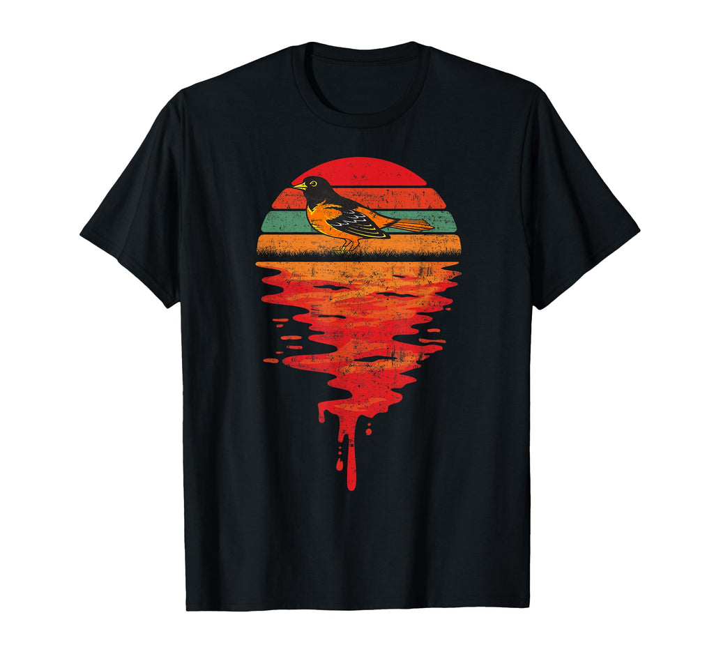 Sunset Baltimore Oriole T-Shirt - Trendy Graphic Unisex - T-Shirt, Sweatshirt, Hoodie